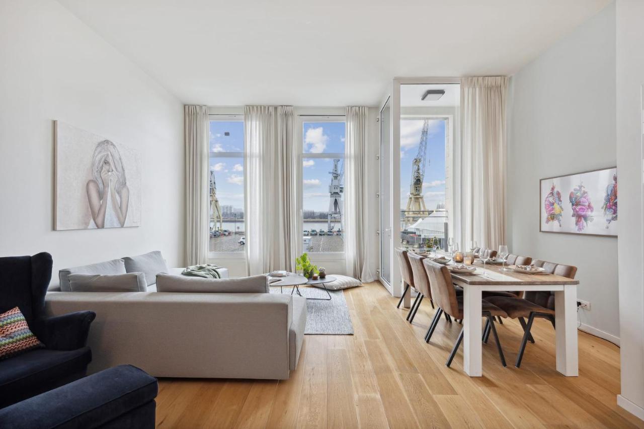 אנטוורפן Bright Waterfront Apartment מראה חיצוני תמונה