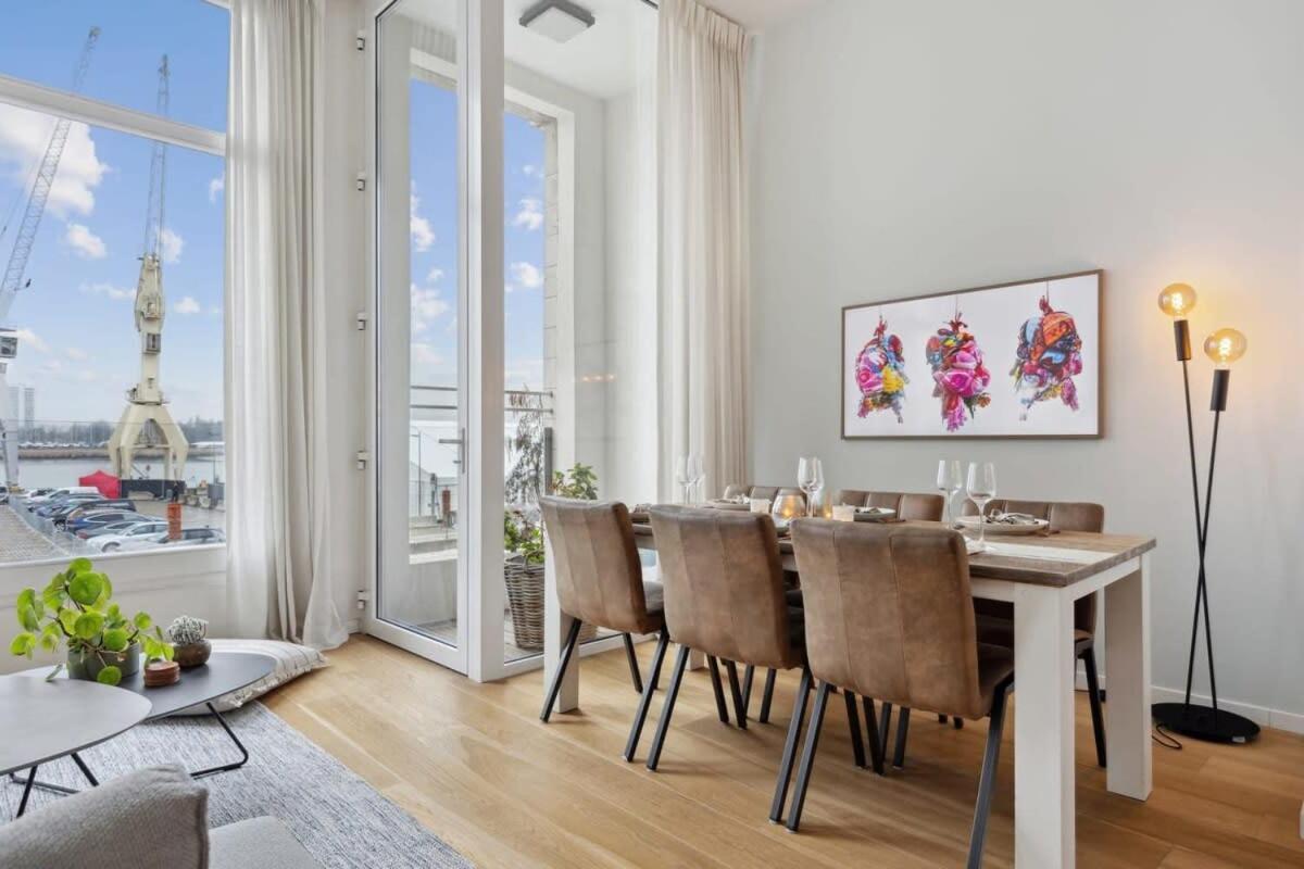 אנטוורפן Bright Waterfront Apartment מראה חיצוני תמונה