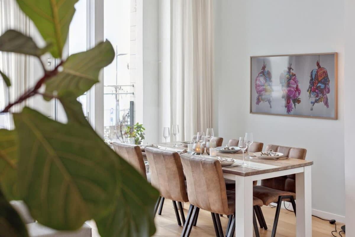 אנטוורפן Bright Waterfront Apartment מראה חיצוני תמונה